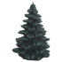 Uyuni LED Kerstboom-Kaars Pine green - Smooth 9x12cm